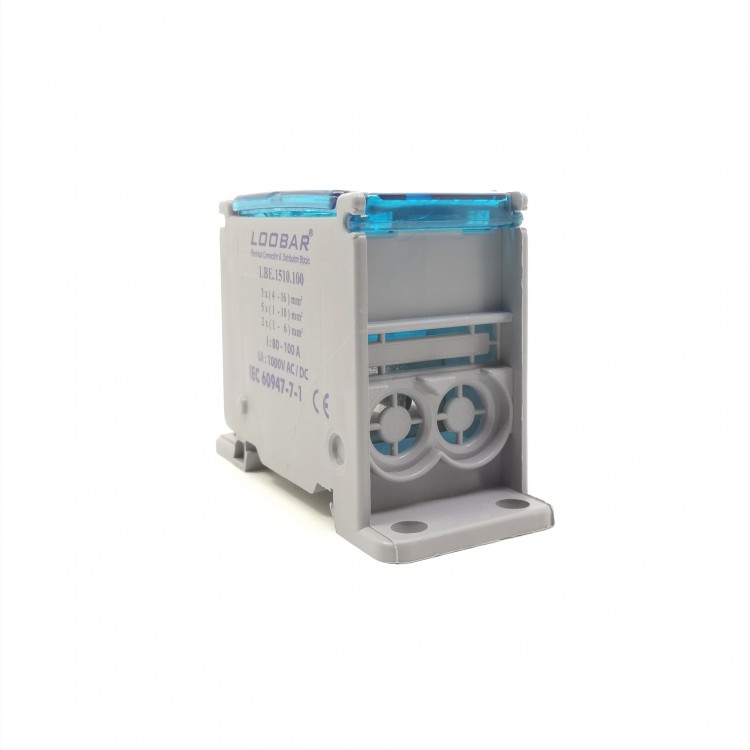 Loobar 1 Kutup 10 Terminal Kompakt Dağıtıcı Loobar 1 Kutup 10 Terminal Kompakt Dağıtıcı