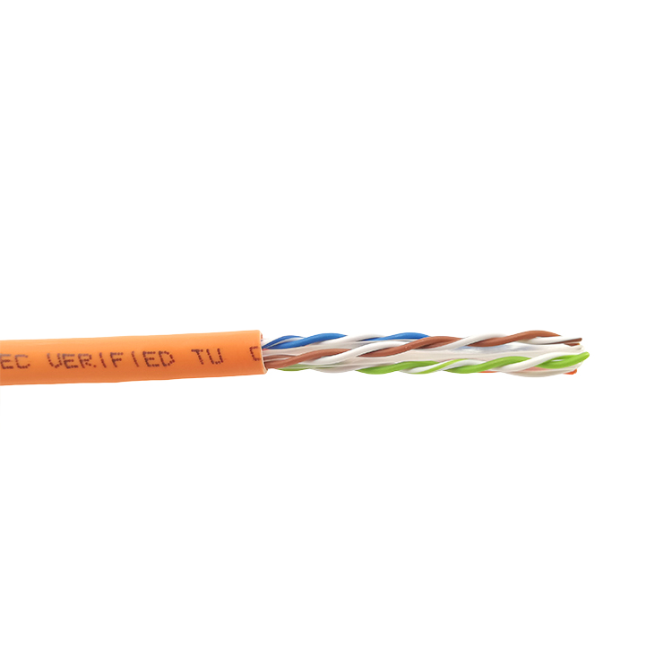 Nexans U/UTP Cat6 LSZH Eca Class 4X2X23AWG Turuncu İç Ortam Kablo