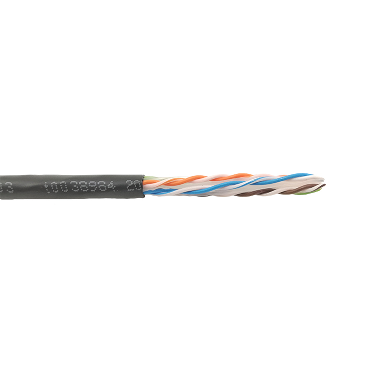 SL400 U23 PE Cat 6 U/UTP 4x2x23AWG Siyah Dış Ortam Kablo